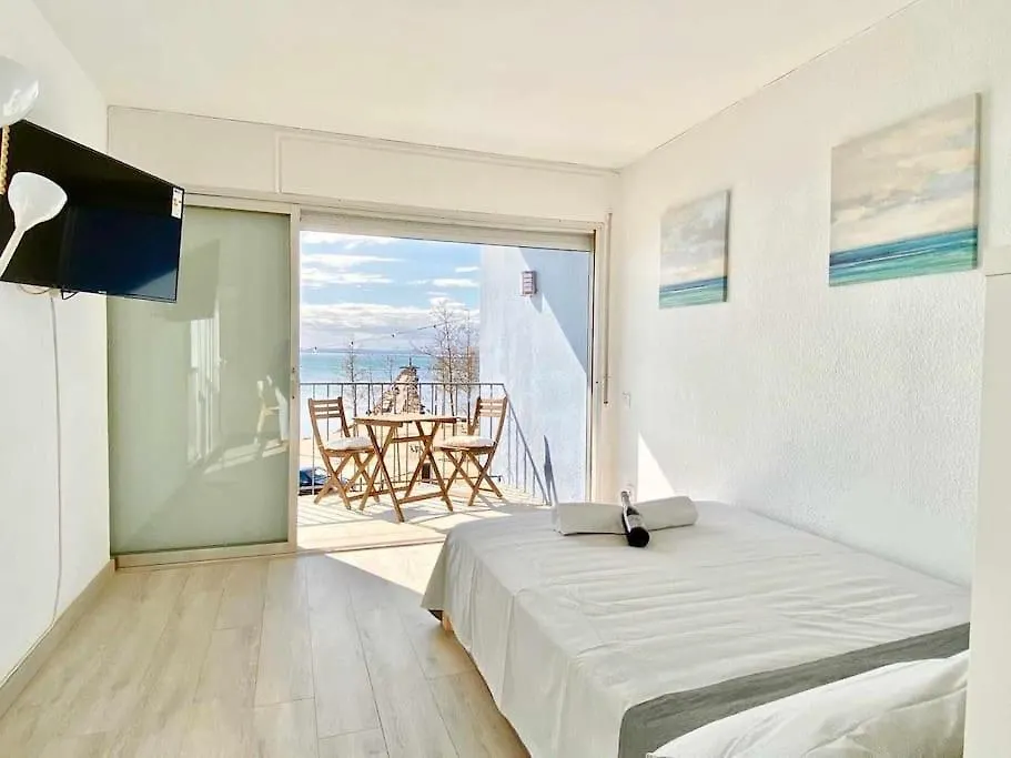 Estudio Frente Al Mar En Roses Con Terraza 스페인